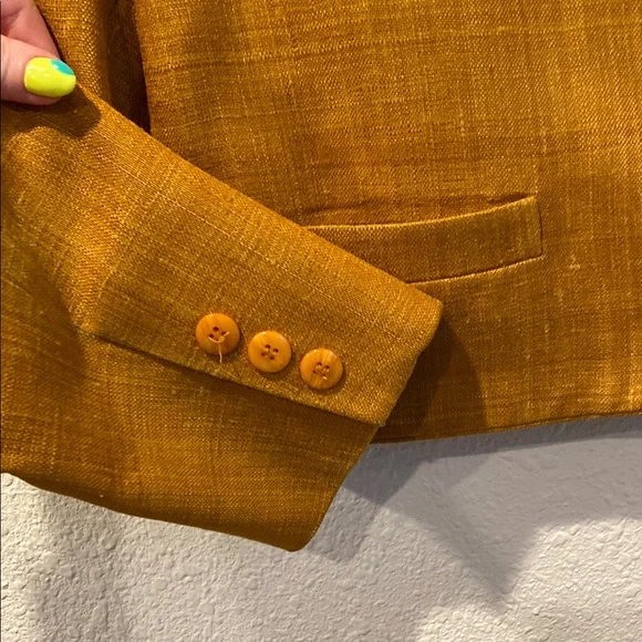 90s vintage SILK‎ blazer - Picture 5 of 7